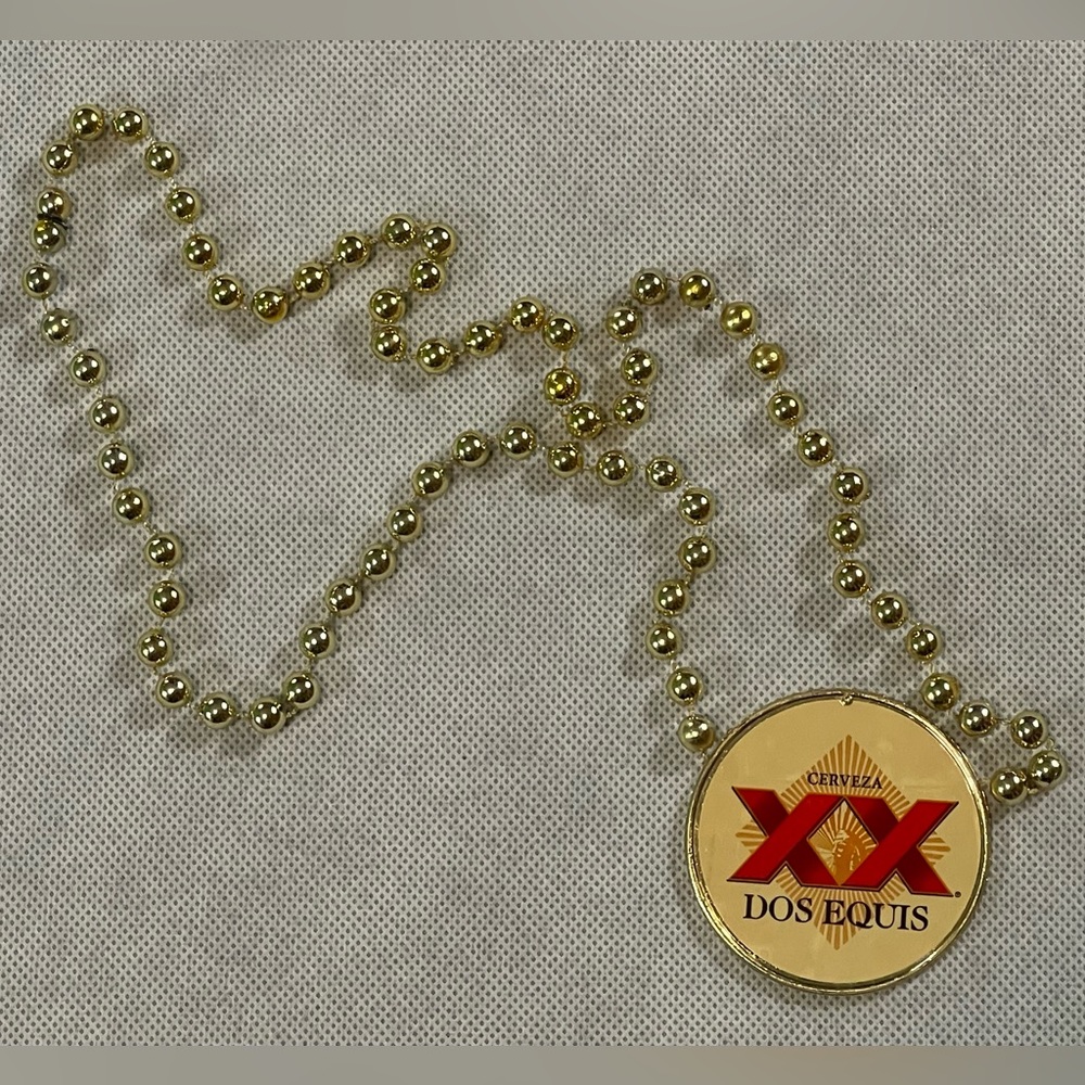 15 Pack Dos Equis XX Beer Party Beads NIP Cinco de Mayo